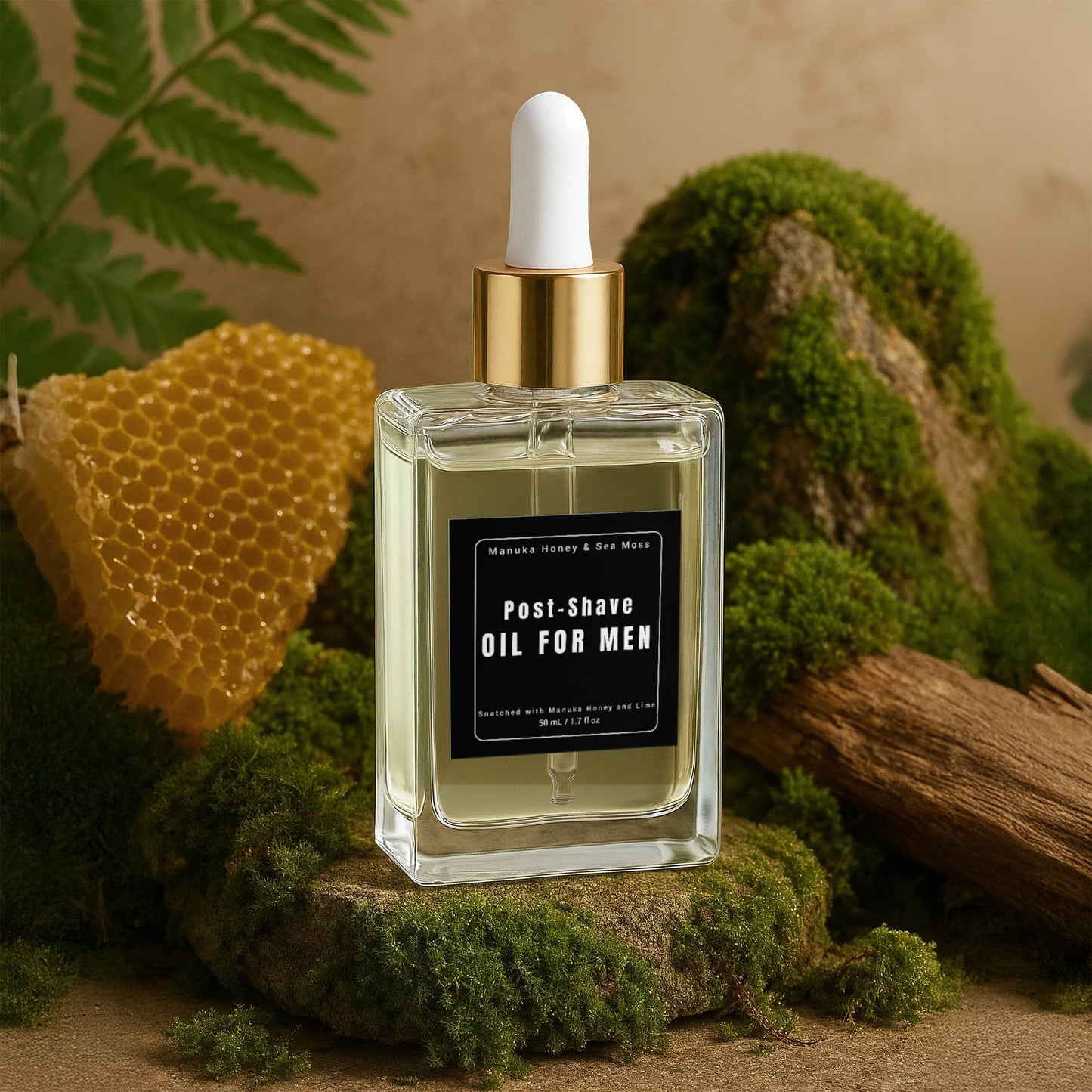 Manuka Honey Snatched Sea Moss MENS Post-Shave Oil