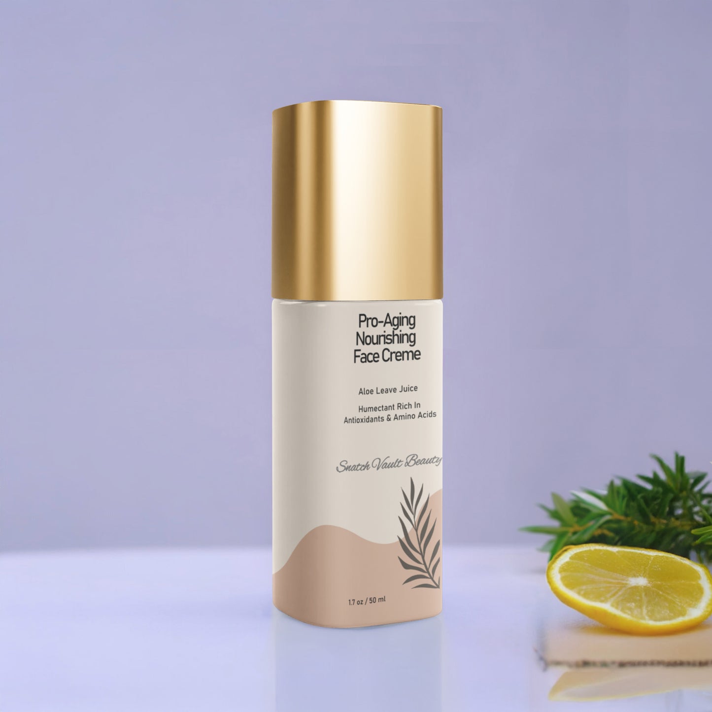 Pro-Aging Nourishing Snatched Face Cream - Gold Cap