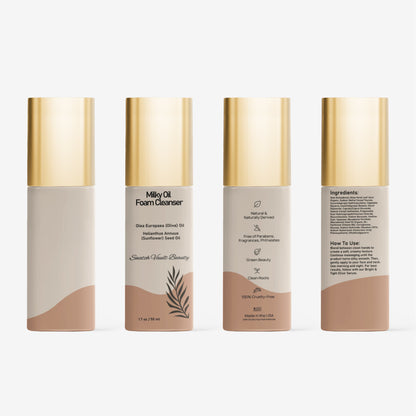 Milky Oil Snatched Foaming Cleanser - Gold Cap