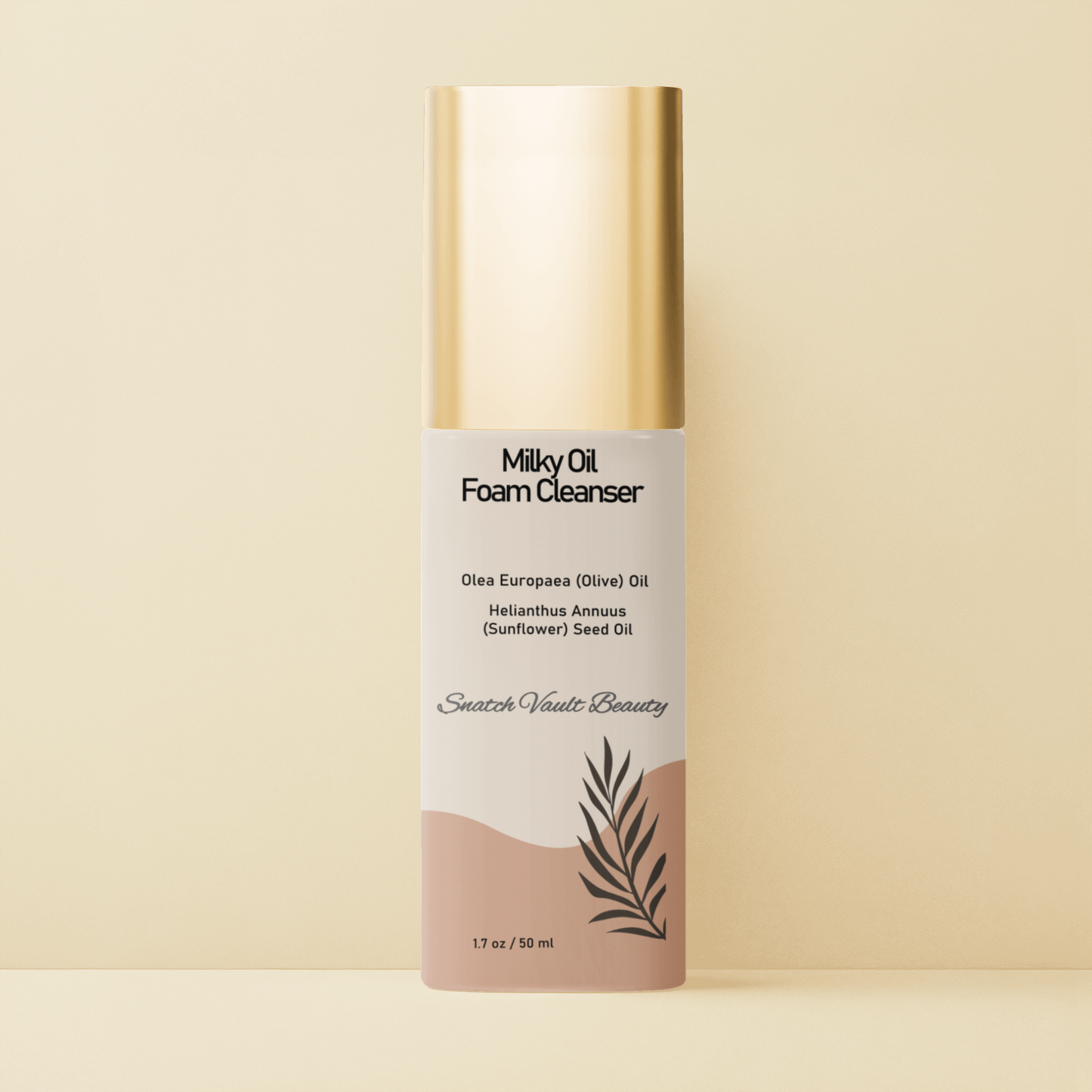 Milky Oil Snatched Foaming Cleanser - Gold Cap