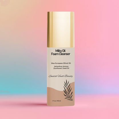 Milky Oil Snatched Foaming Cleanser - Gold Cap