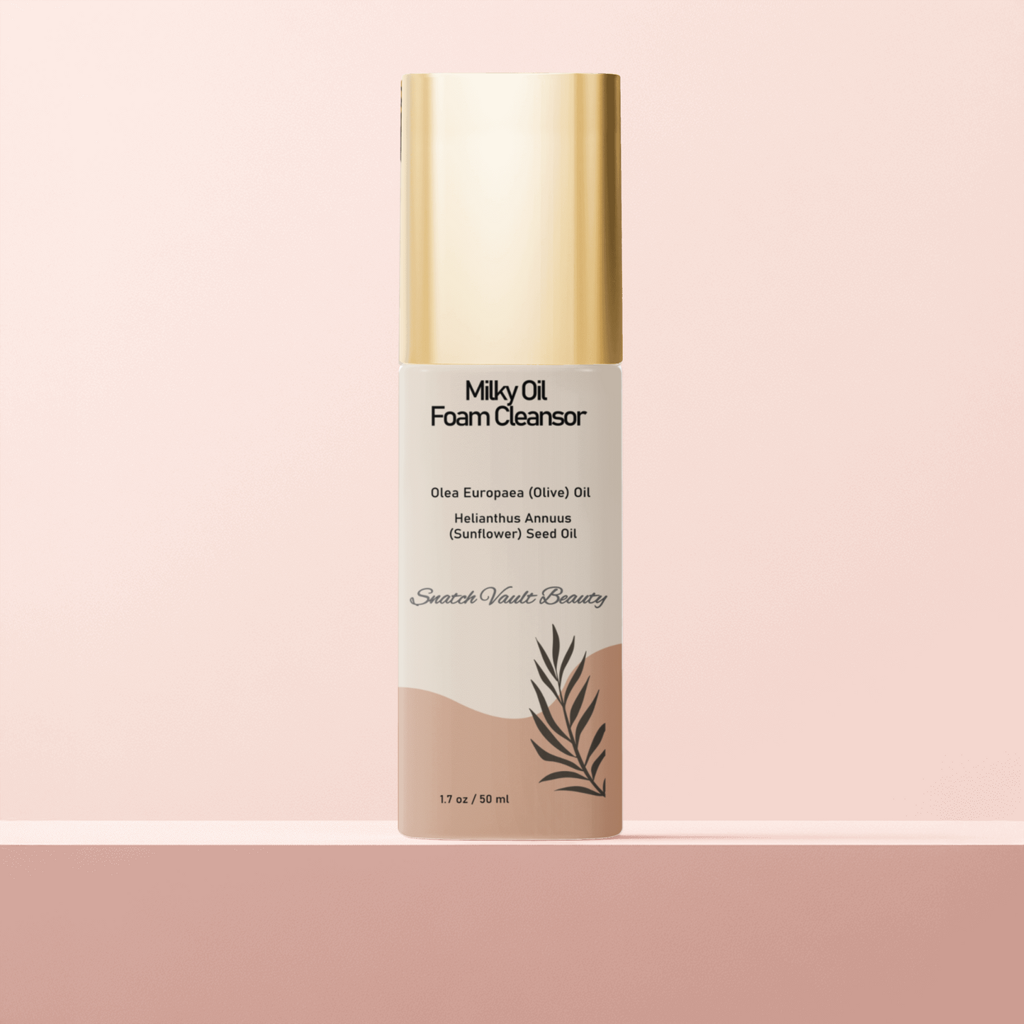 Milky Oil Snatched Foaming Cleanser - Gold Cap