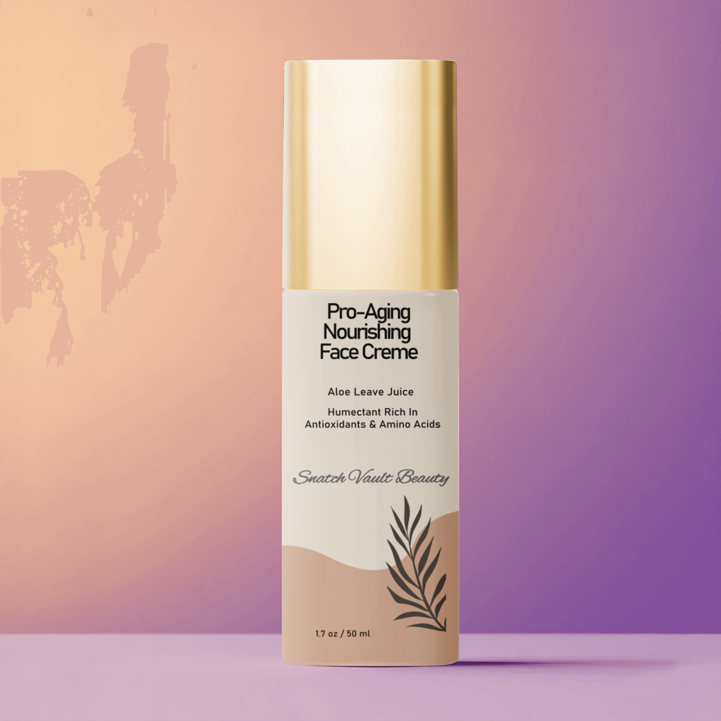 Pro-Aging Nourishing Snatched Face Cream - Gold Cap