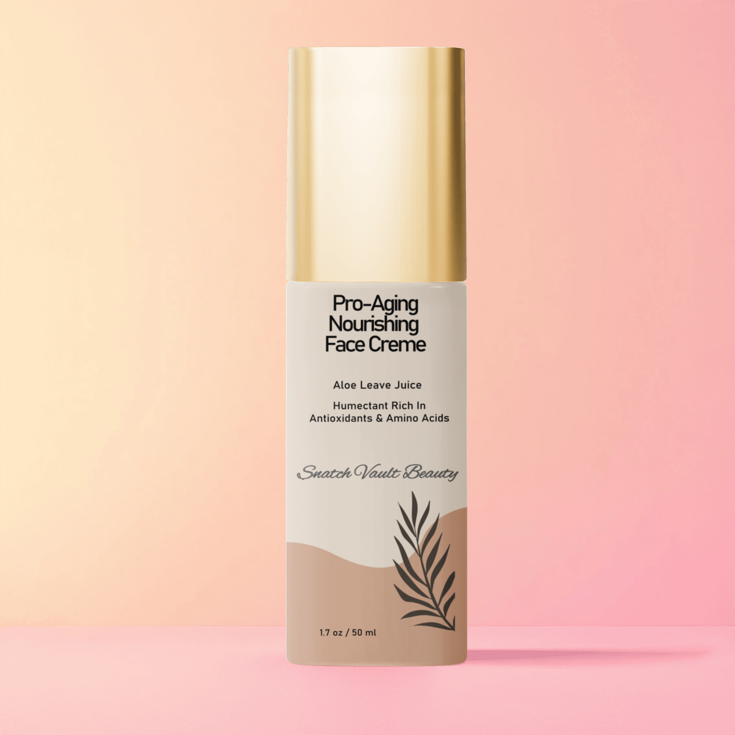 Pro-Aging Nourishing Snatched Face Cream - Gold Cap