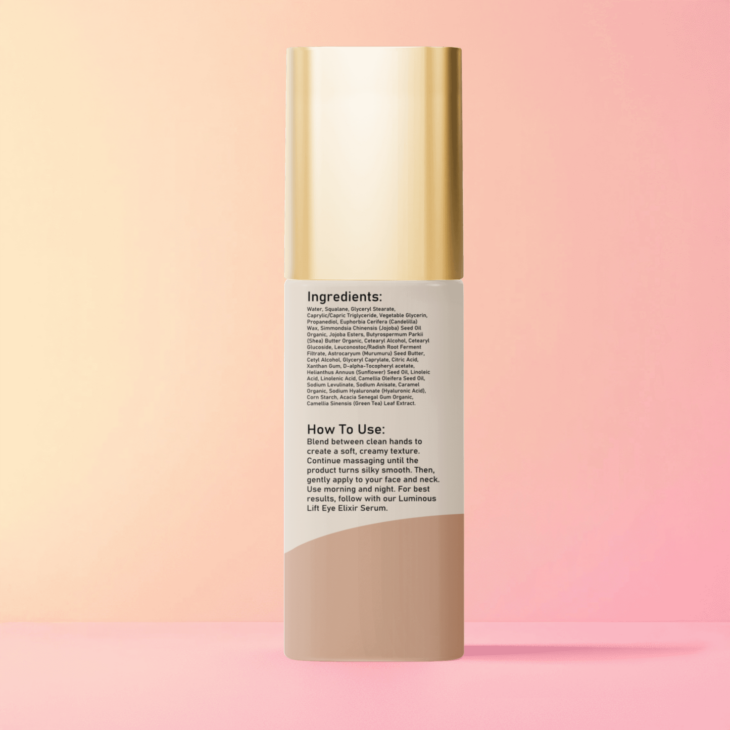 Pro-Aging Nourishing Snatched Face Cream - Gold Cap